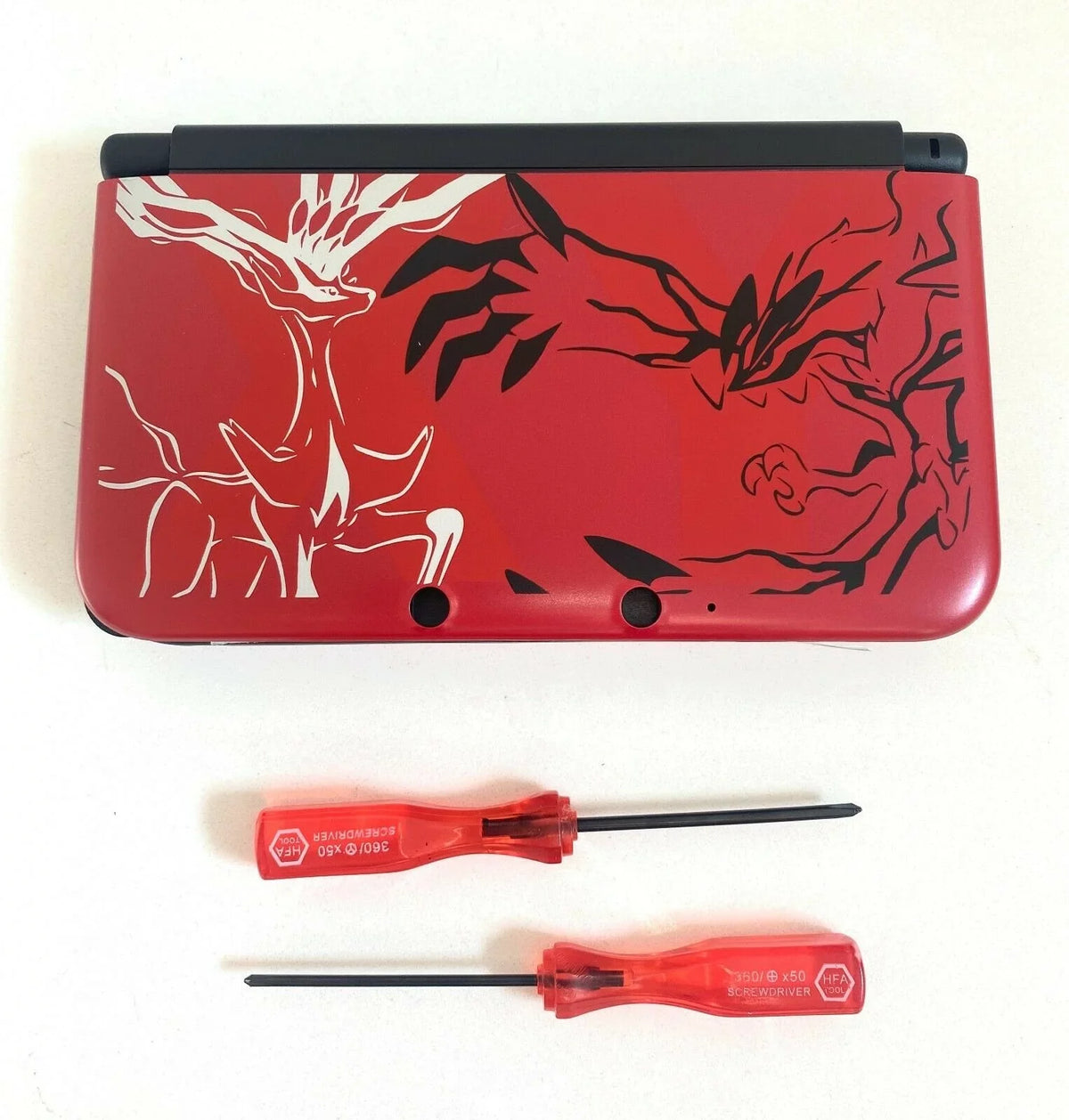 3DS Screen XL Replacement for Red Tools 2015 Nintendo Housing Pokemon Shell