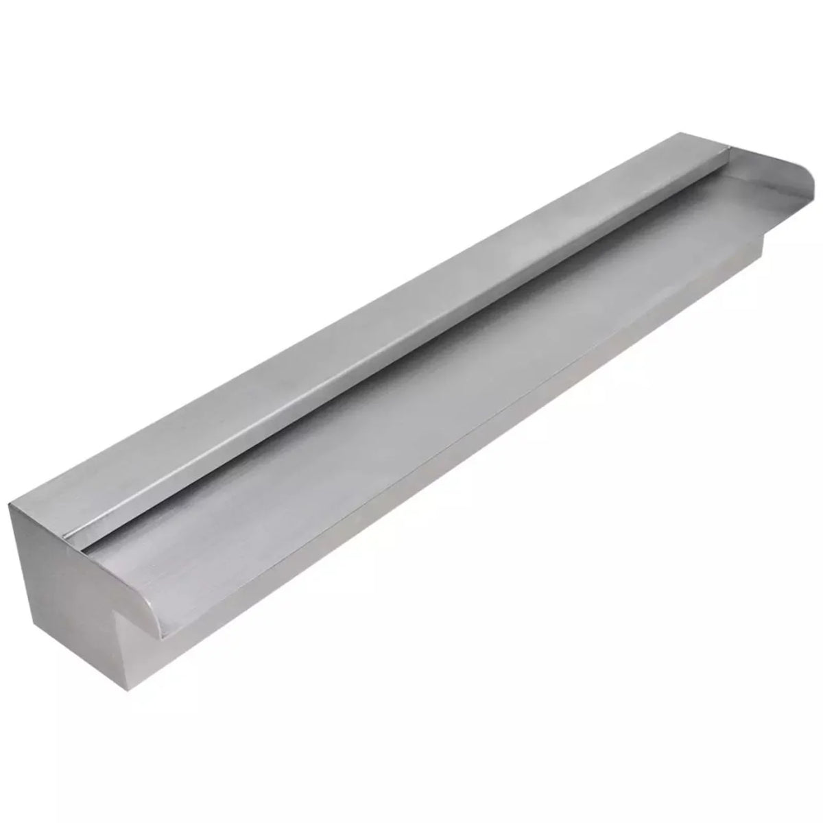 Waterfall SpillwayPatio Slide 23.6" With ,23.6 Pool X Pool Pool (w Waterfall Pond Waterfall X 4.5 Stainless Above Inches 23.6 X Waterfall Andoer 4.5 Steel Pond Feature Pool X Spillway Steel