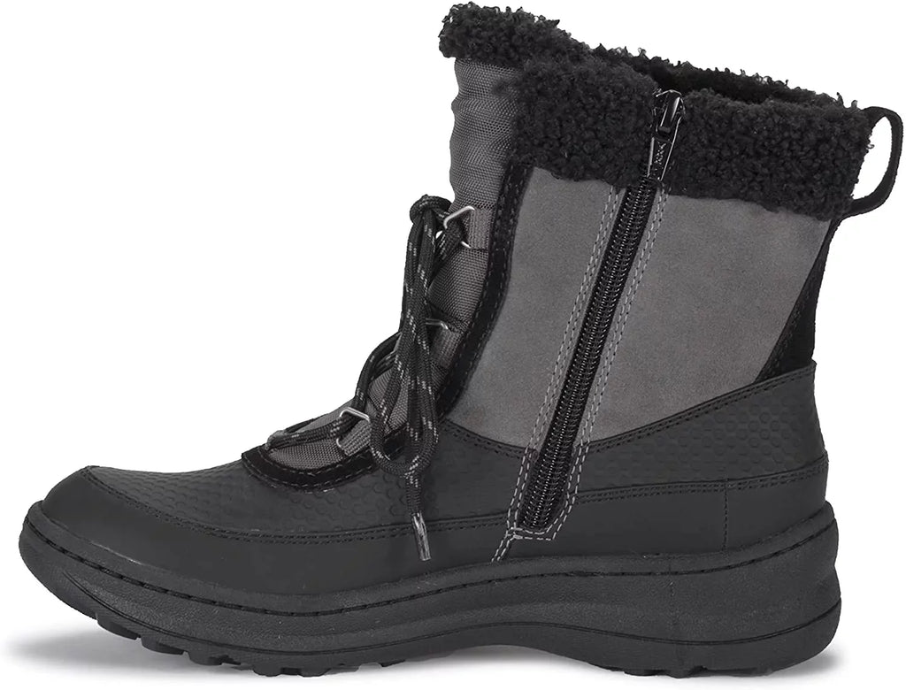 Womens Dark ALTA Grey/Black Suede Boots BareTraps 10