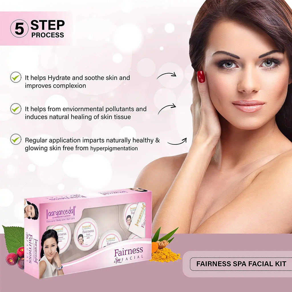 Facial, 210g Spa Fairness Aryanveda