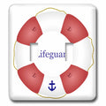 life float preserver red toggle beach Lifeguard guard switch and white lifesaver life double Swimming lsp-112970-2 sea saver pool -