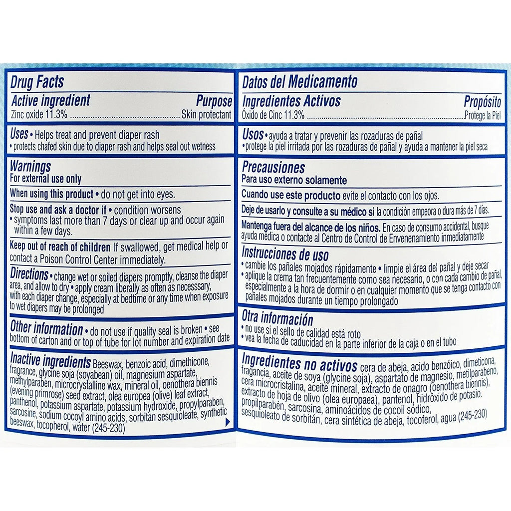 Balmex With Rash Diaper oz 16 Cream Oxide Zinc