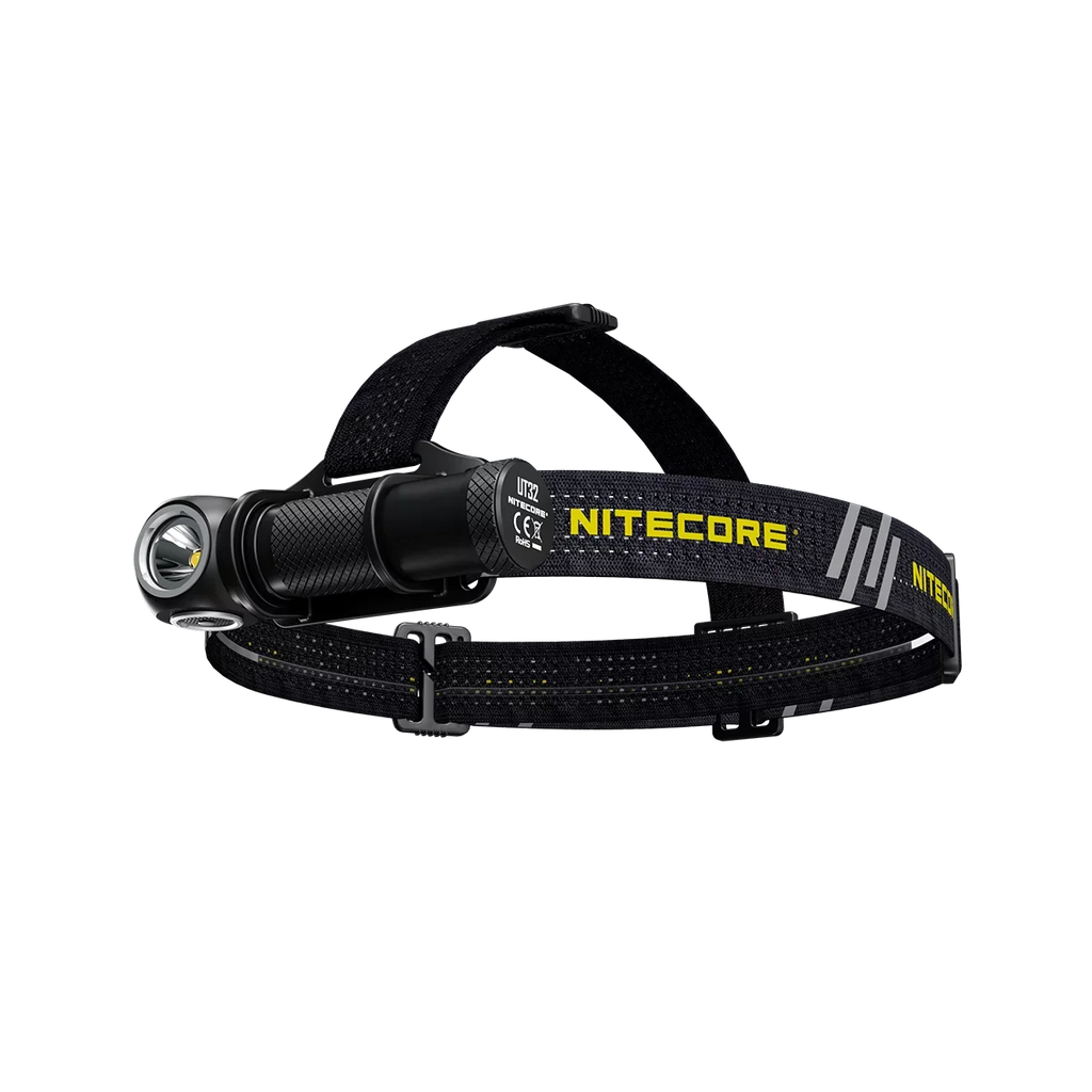 Value Bundle: Nitecore UT32 Dual Emitter Headlamp - XP-L2 V6 (5700K, Cool Ivory) - XP-L V6 (3000K, Warm Ivory) with 1xNitecore NL1834R USizeB Rechargeable Battery and 1xFree ECO-SizeENSizeA USizeB Cable