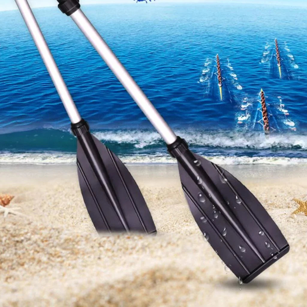 49.6 Oars Kayaks Alloy 1 Inflatable inches Boat Duty - Rubber for Canoe Dinghy Pair Lightweight Aluminum Raft Heavy