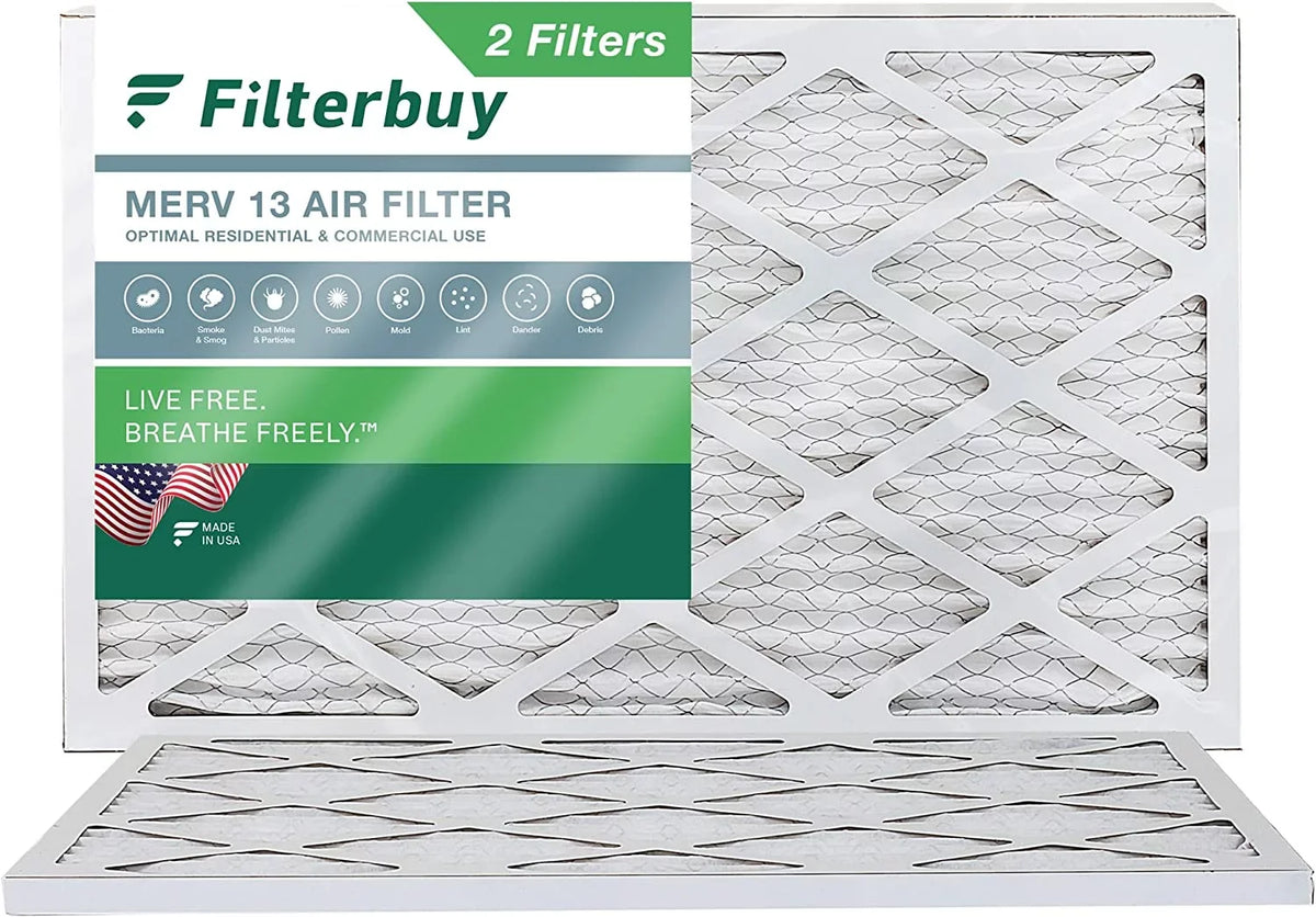13 HVAC (2-Pack) MERV Air AC Filterbuy 20x36x1 Filters Furnace Pleated