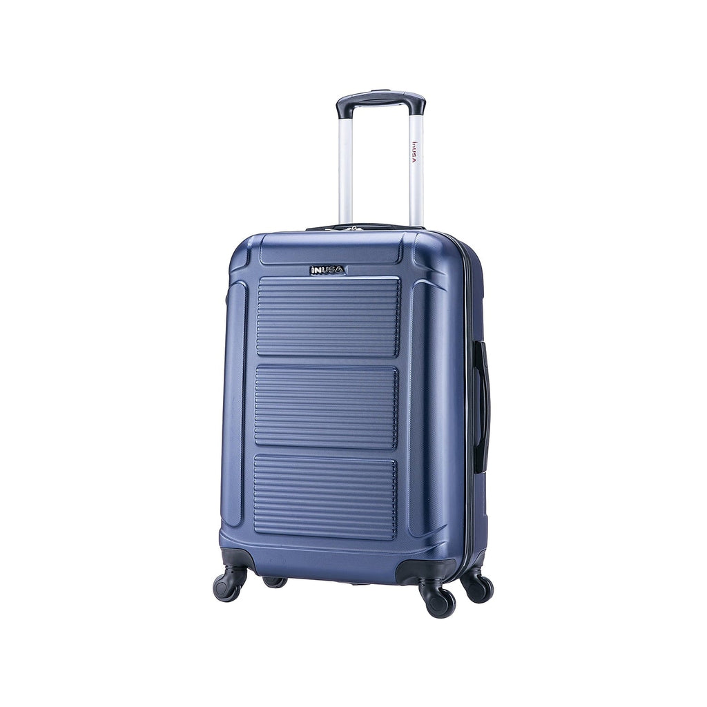 Luggage Pilot Medium Spinner Blue (IUPIL00M-BLU) Plastic 4-Wheel InUSA