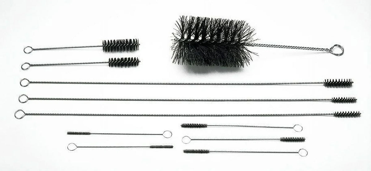 12 Nylon Kit Engine Moroso w/ Black Cleaning Wire All Purpose 61820 Brushes,