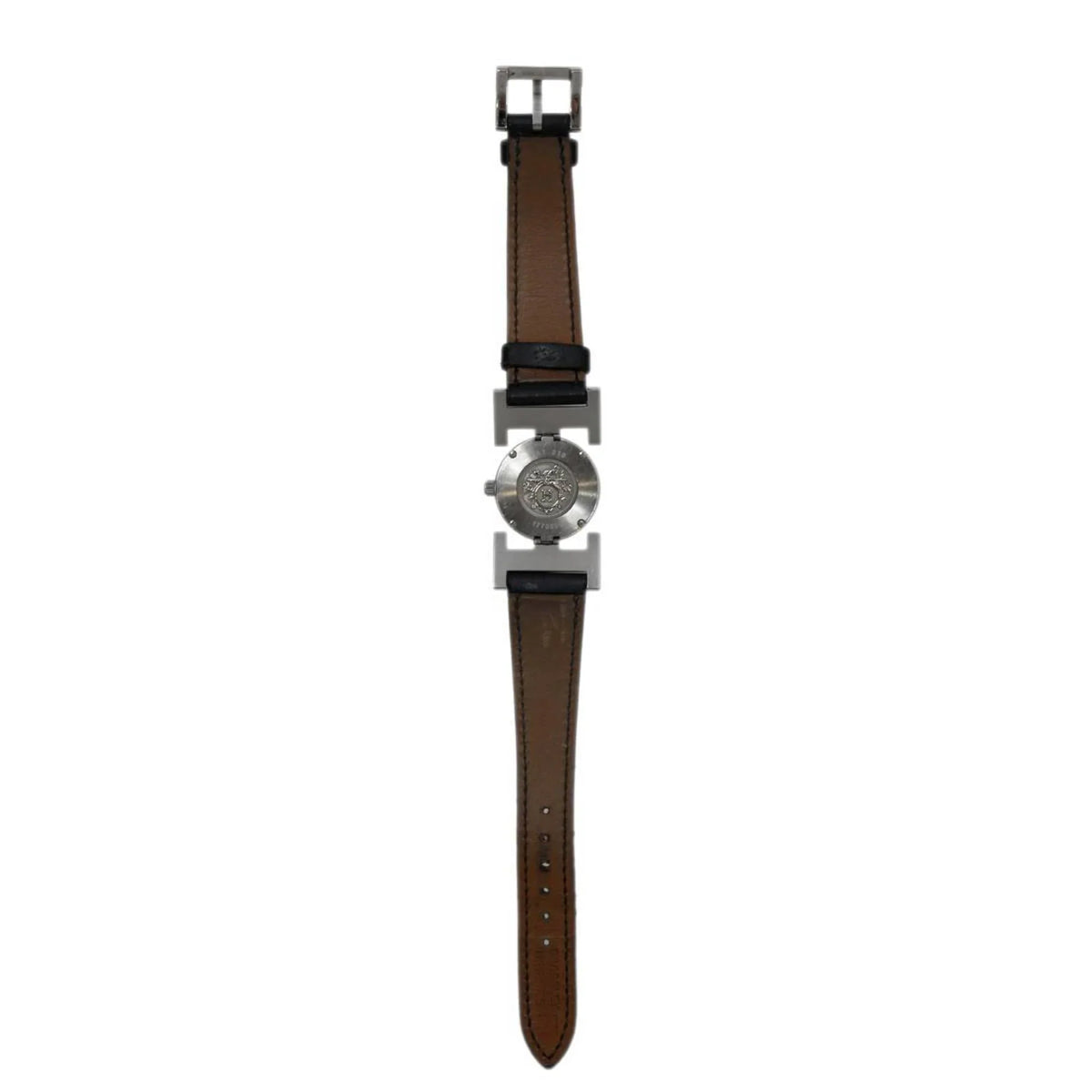 Pre-Owned HERMESize Hermes paprika ladies quartz watch SizeSize PA1.210 (Good)