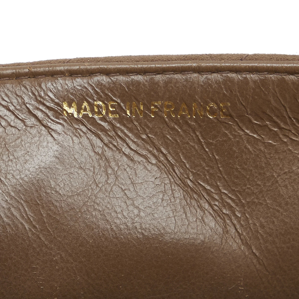 Unisex Suede Single Brown Flap (Good) Crossbody Square Leather Mini Bag Classic Pre-Owned Authenticated