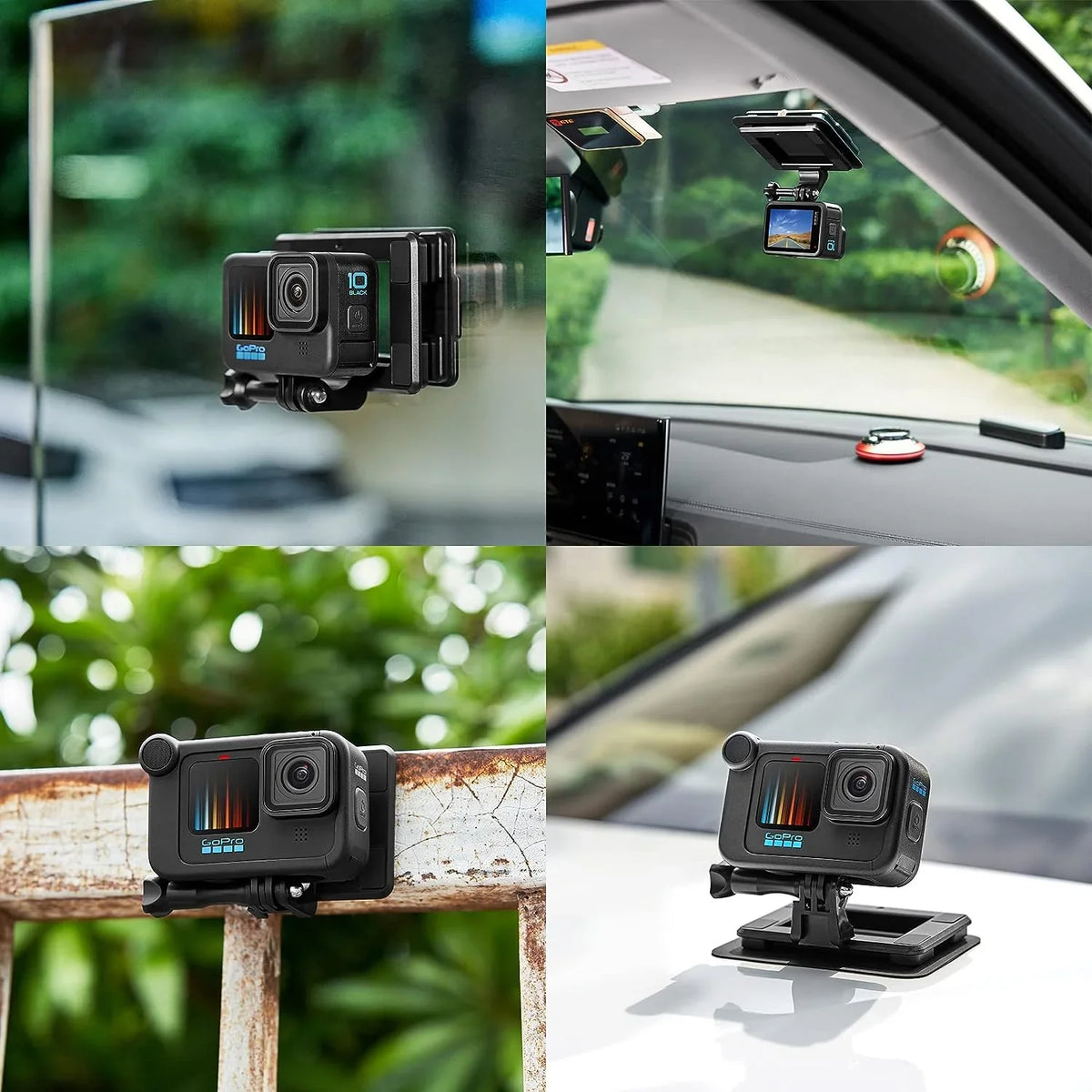 7 with 5 Mount Suction 11 6 Bracket GoPro White 8 Black Clip 4 Magnetic 9 Hero , Super for 10 Compatible Magnetic Gopro