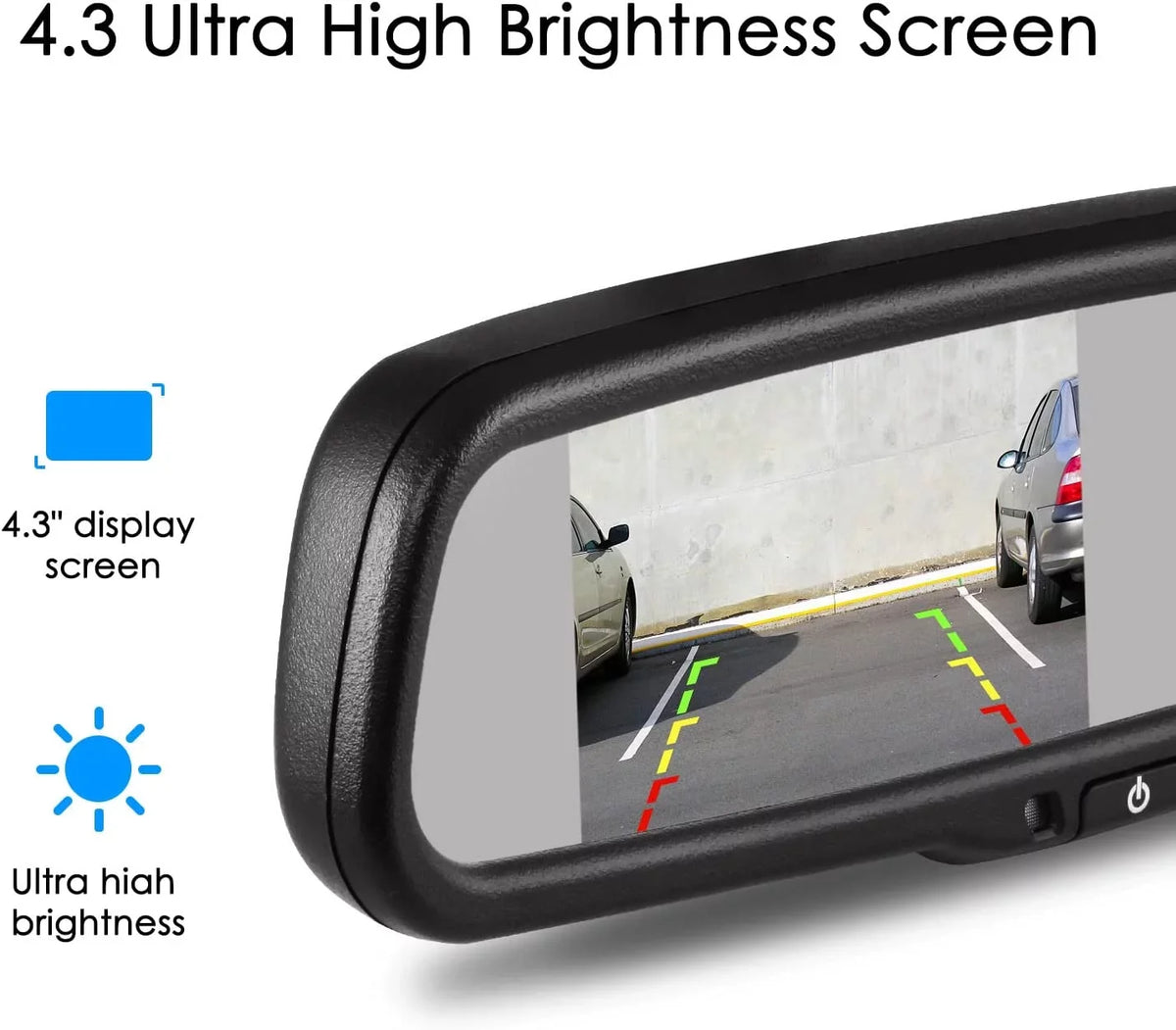 T2 for Backup Back Camera Super IP68 Car/Trucks, Night Vision Waterproof Rear View Mirror Up Camera Camera Look with Monitor OEM AUTO-VOX