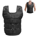 Load Vest Exercise Cloth Adjustable Empty Weighted Oxford Max Jacket 50kg for Lixada Training Strength