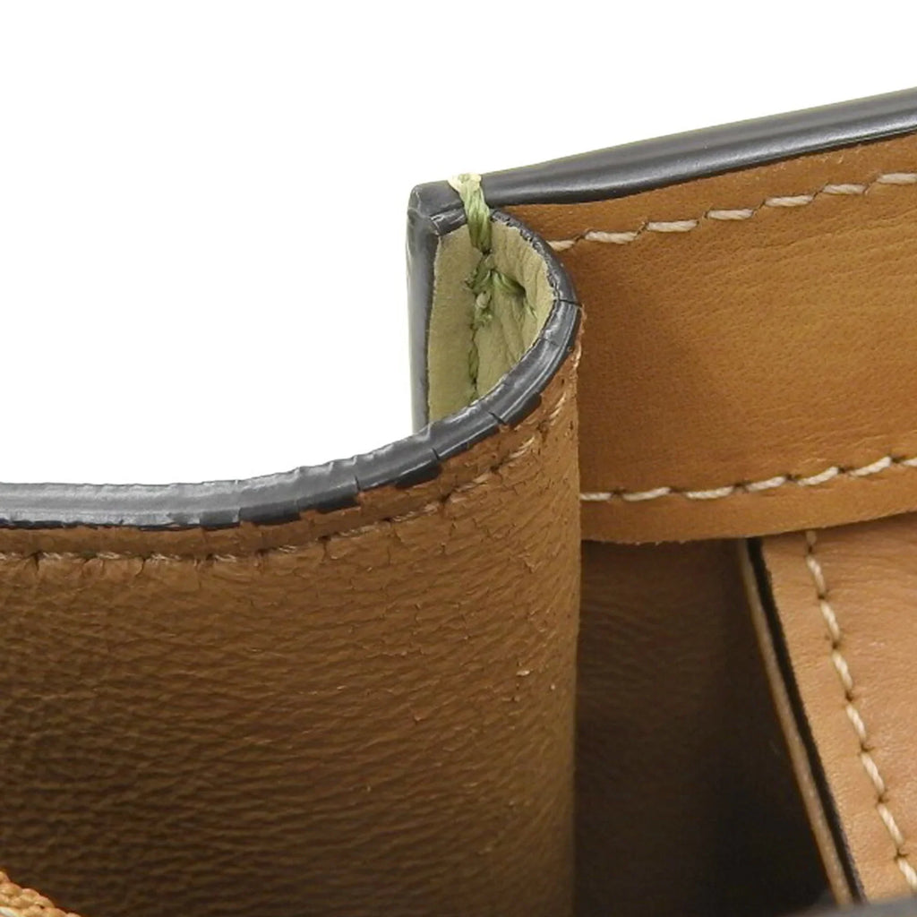 167793 beige 15LK handbag mint micro luggage Pre-Owned (Good) CELINE shopper Celine A03 green tricolor