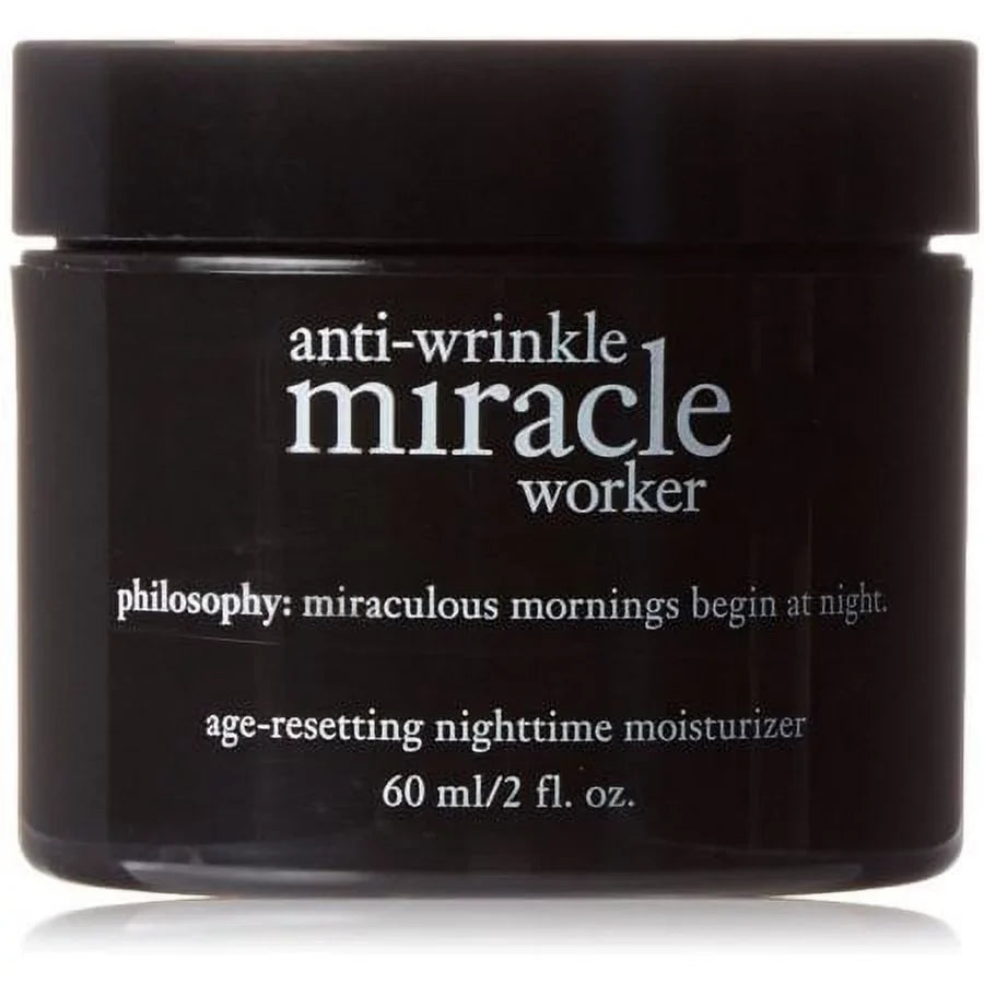 Worker Philosophy Moisturizer, Nighttime Miracle Anti-Wrinkle Oz Resetting Age 2