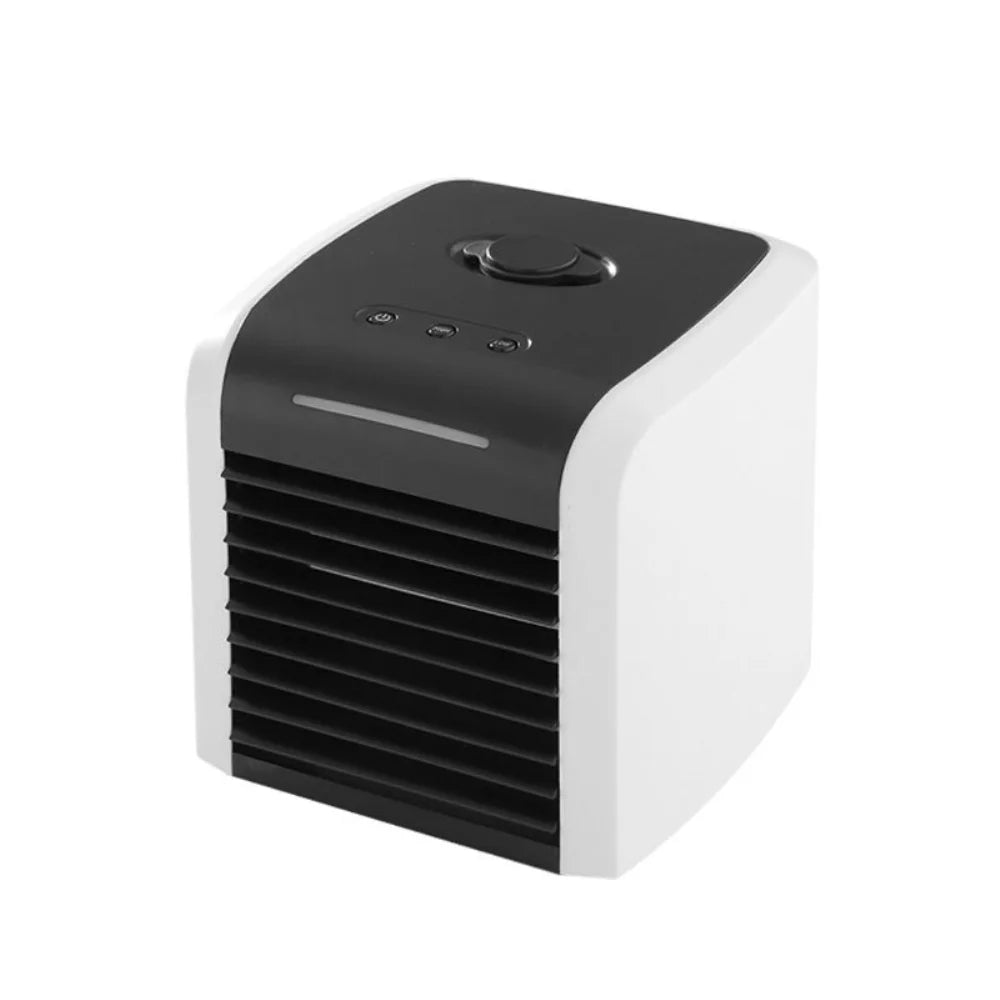 2 with Portable Home Speeds Office Air Air Fan USB Desk Fan, Cooler, Quiet Conditioner, for Rechargeable Mini Evaporative Room Personal