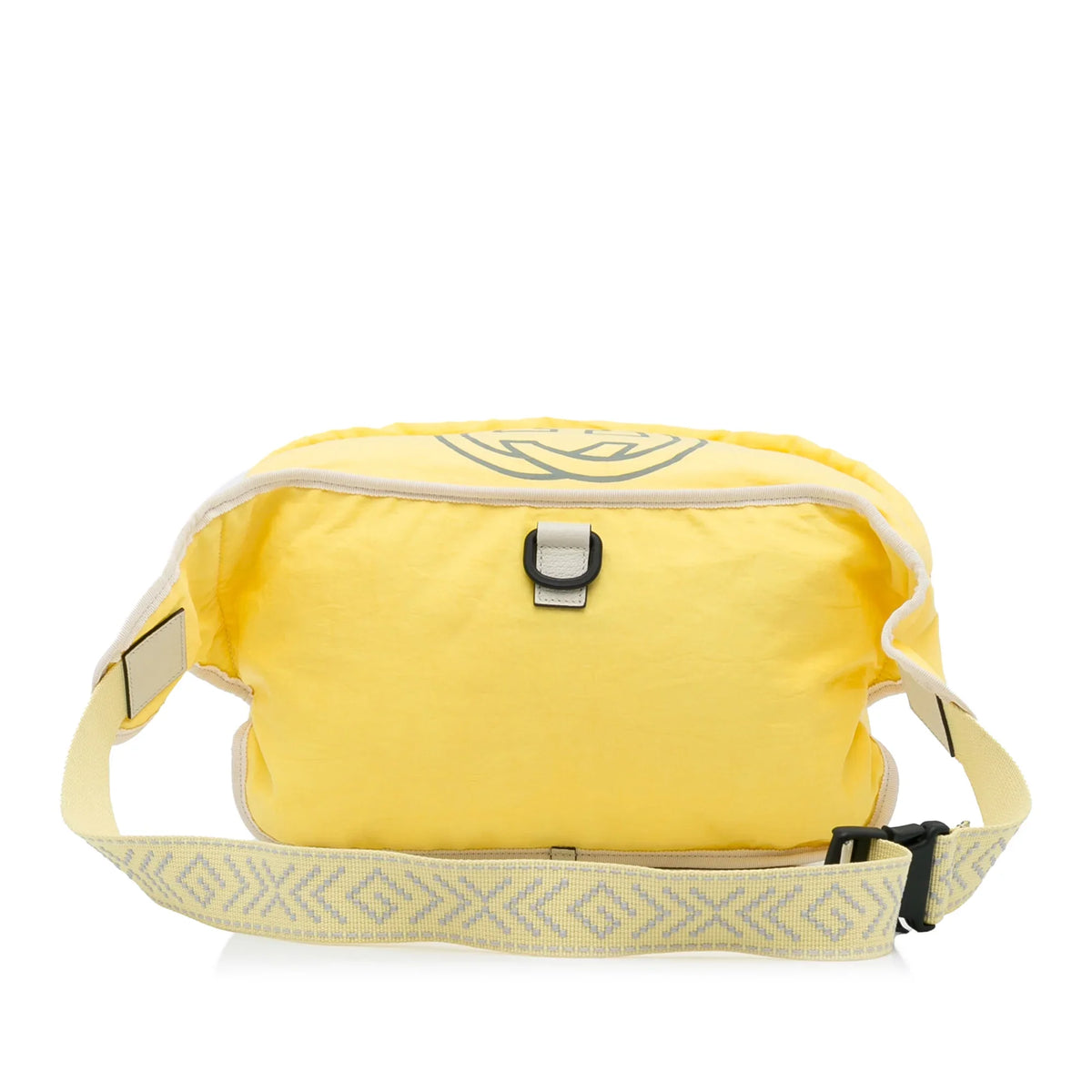 Fabric Love Bag Blind Belt with Authenticated Yellow Pre-Owned Nylon For Defects) Unisex (New
