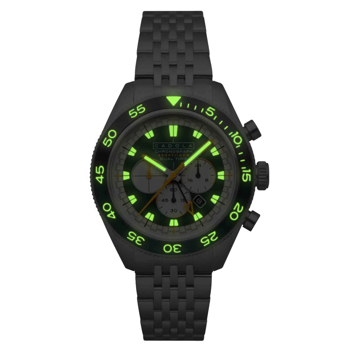 Green Cadola Ahrens Chronograph Racing SS