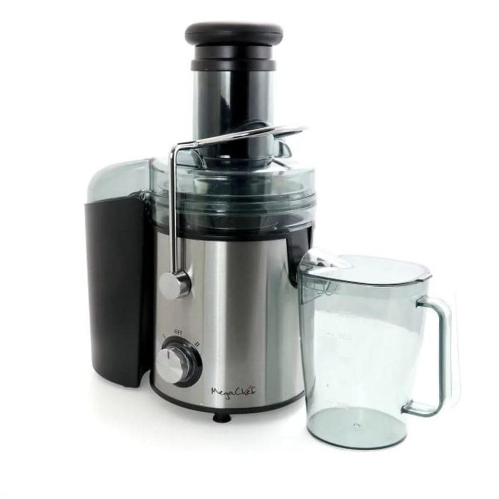Juicer, With Silver Centrifugal Wide-Mouth Dual-Speed Juice Machine Megachef