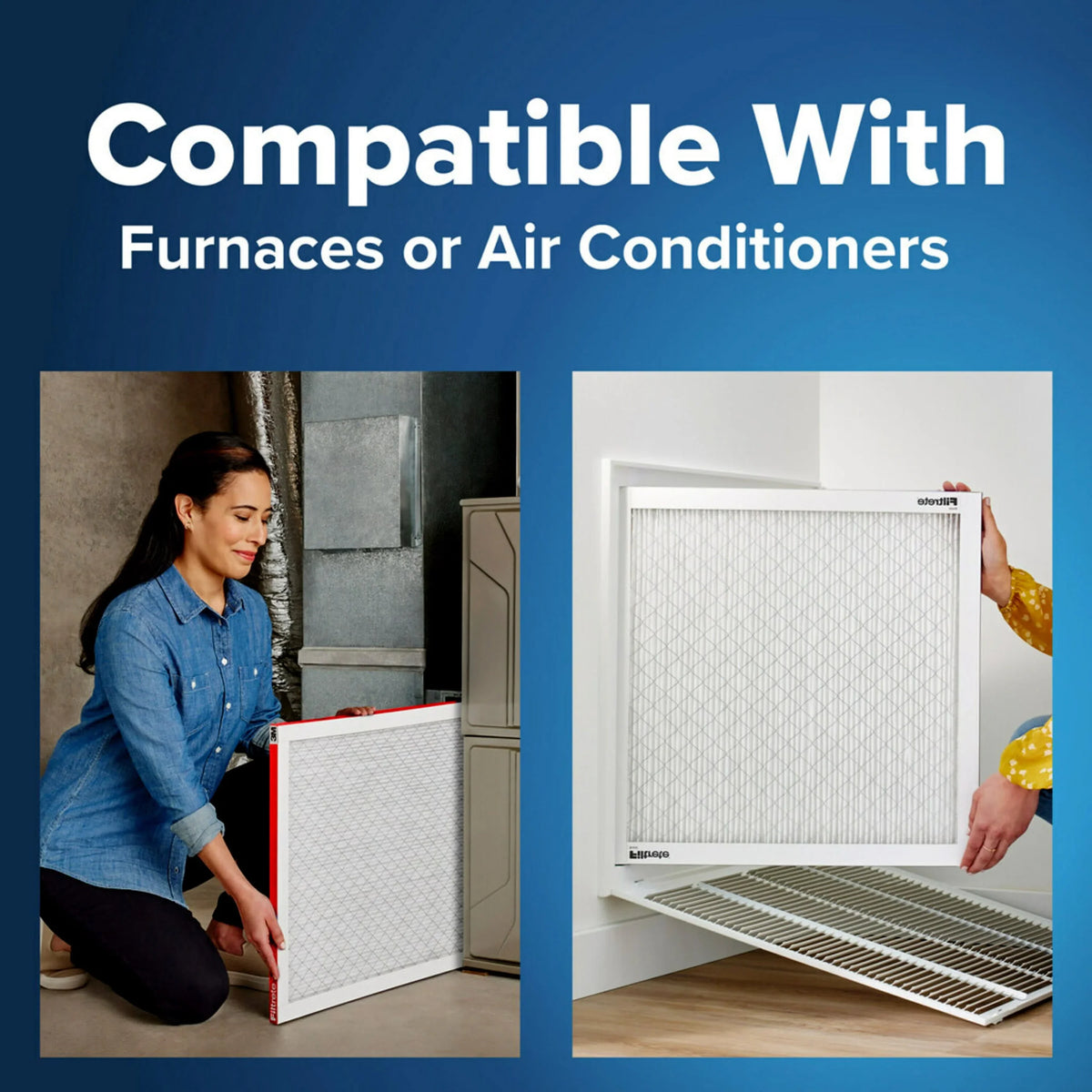 Filter, Defense, MERV 1000 Filtrete 4 Air Allergen 12x24x1 Filters MPR 11,