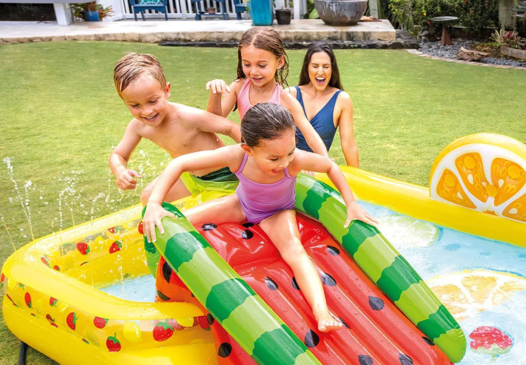 for 2+, Center, Multicolor Inflatable Ages Fruity Play