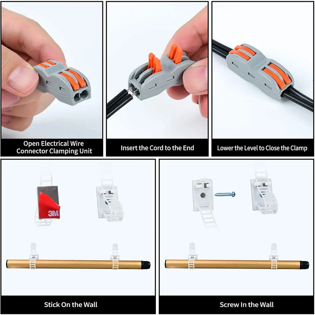 Effective Reducing Hole, Cord briidea Rod 100/150/300 Safe Threading Safe's to with Easily Through Easy Coverage 12/16/24 Installation Ft³ inches and Dehumidifier Humidity up Rod, Plug