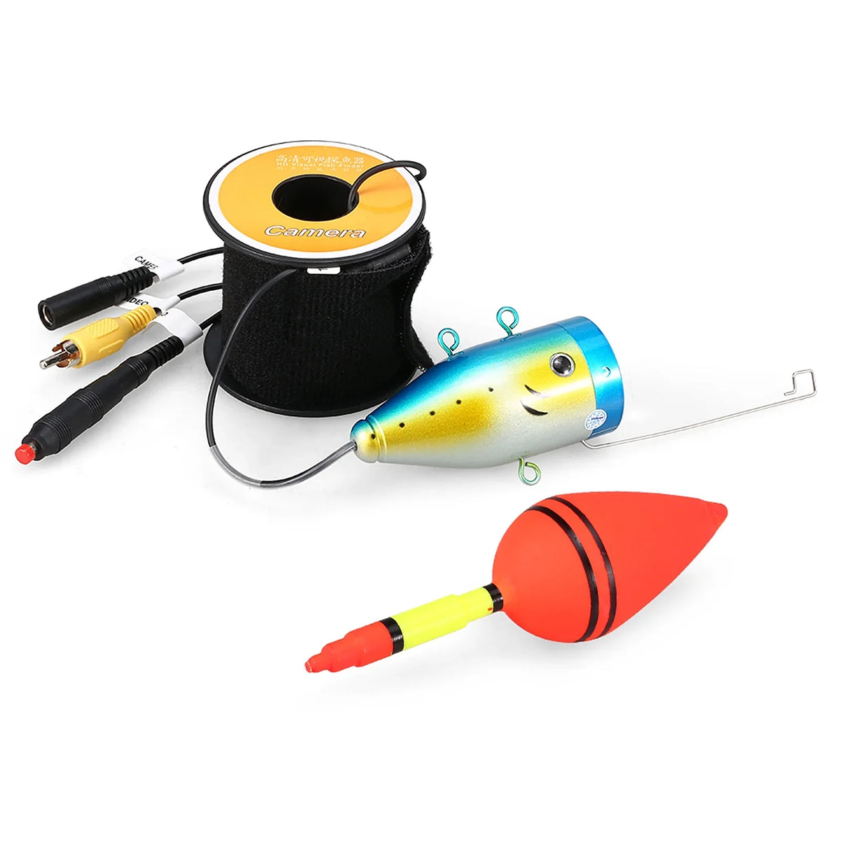 Fishing 1200TVL Waterproof Boat Ice Shape 15m30m50m Fishing Underwater Fish Tomshoo Vision 24 with Night Accessories Cable LEDs