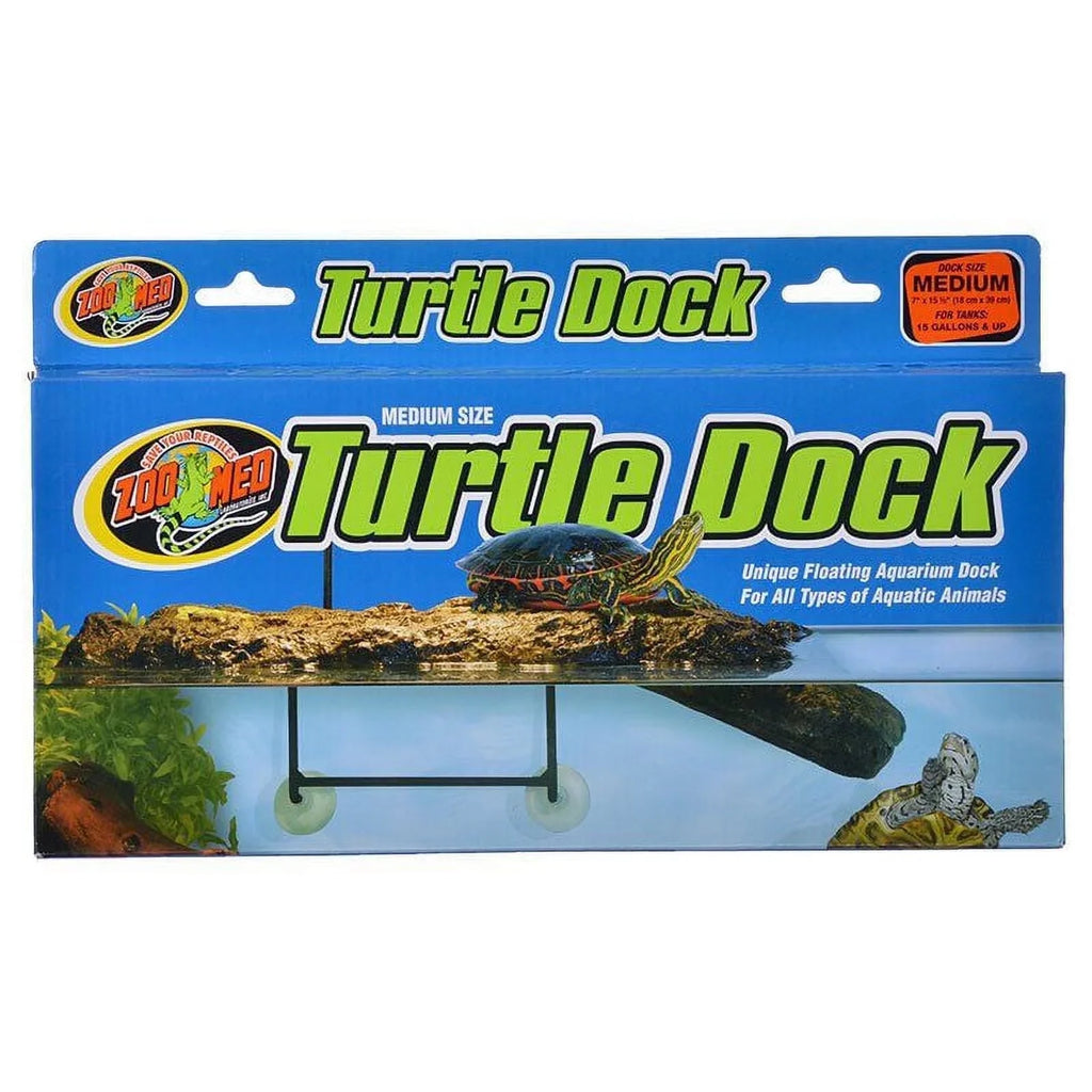x Gallon Zoo Long Tanks - Dock Floating Turtle Wide) 7" Medium 15 (15.5" Med