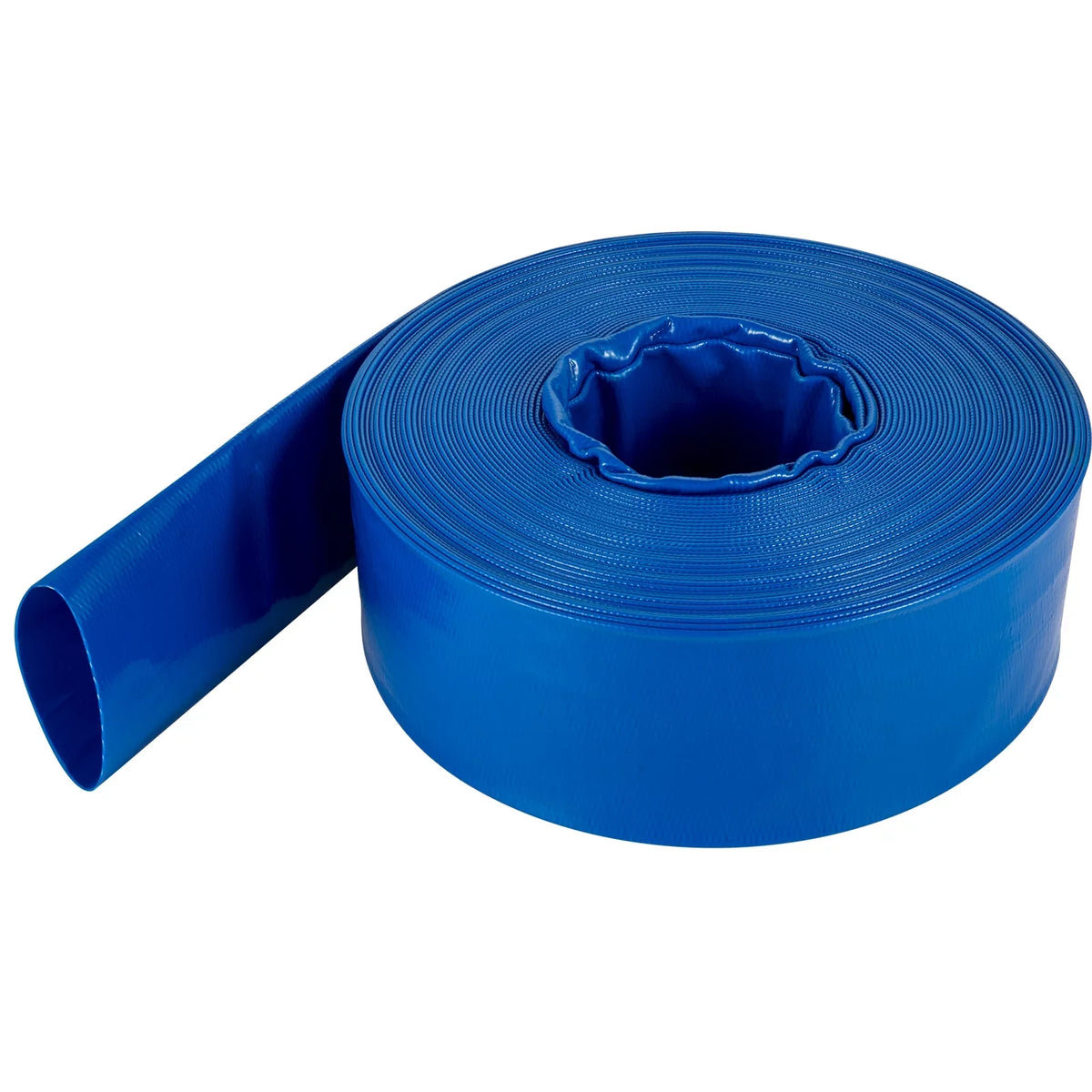 Clamps, Hose x Hose, Transfer Duty Burst-proof, Pool for climate-proof & 1-1/2" 105', Ideal Fabric Lay BENTISM liquid Backwash Heavy with Swimming Drain Discharge Flat PVC Hose, &