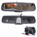 Backup Cam Fit - Enhanced DVR View Dual HD Tailgaters Dash Camera Universal Universal Mirror Master + Safety for and with Rear Security 4" Vehicle LCD Camera