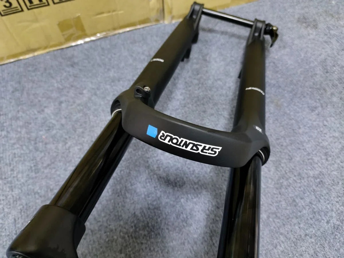 27.5" (BOOST: 110X15mm) MTB Travel (Manual) RAIDON34 Fork Tapered Air Bicycle SUNTOUR Suspension 120mm SR