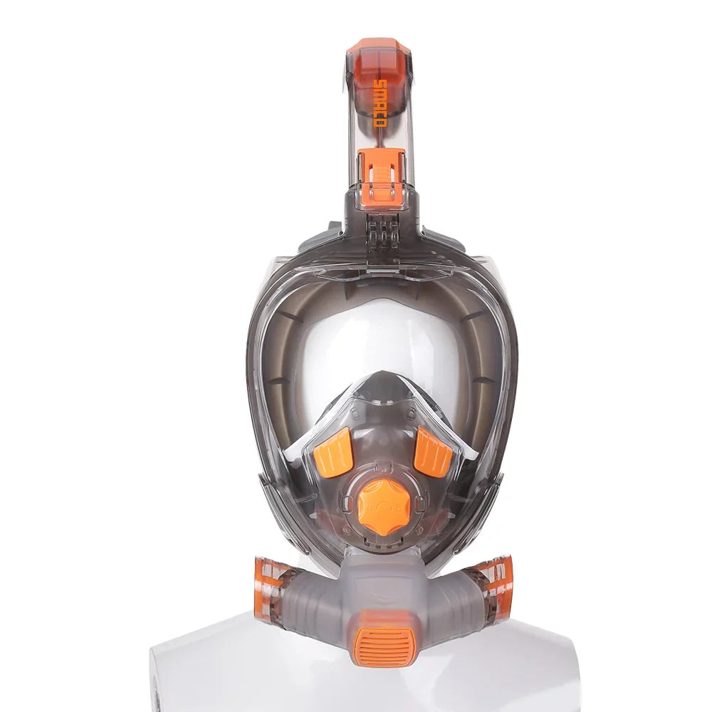 Storage Snorkel Snorkeling Mount Full Anti-Leak Cover Face Snorkel with Foldable Cover with Dry Anti-fog Bag Tube Face