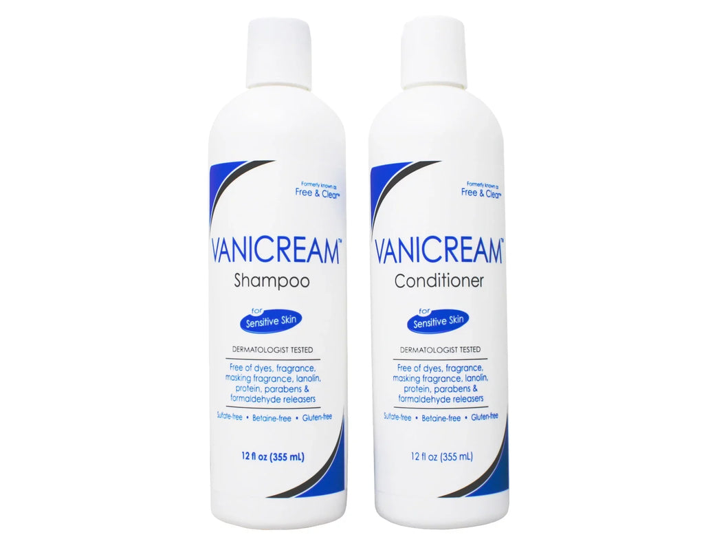 ea Clear CONDITIONER SHAMPOO & / 12oz SET COMBO and Vanicream Free