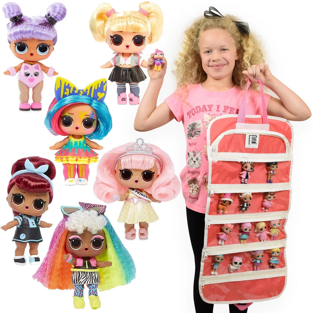 Doll Compatible LOL Storage Toy Bundle Case (2-items) EASYVIEW Organizer