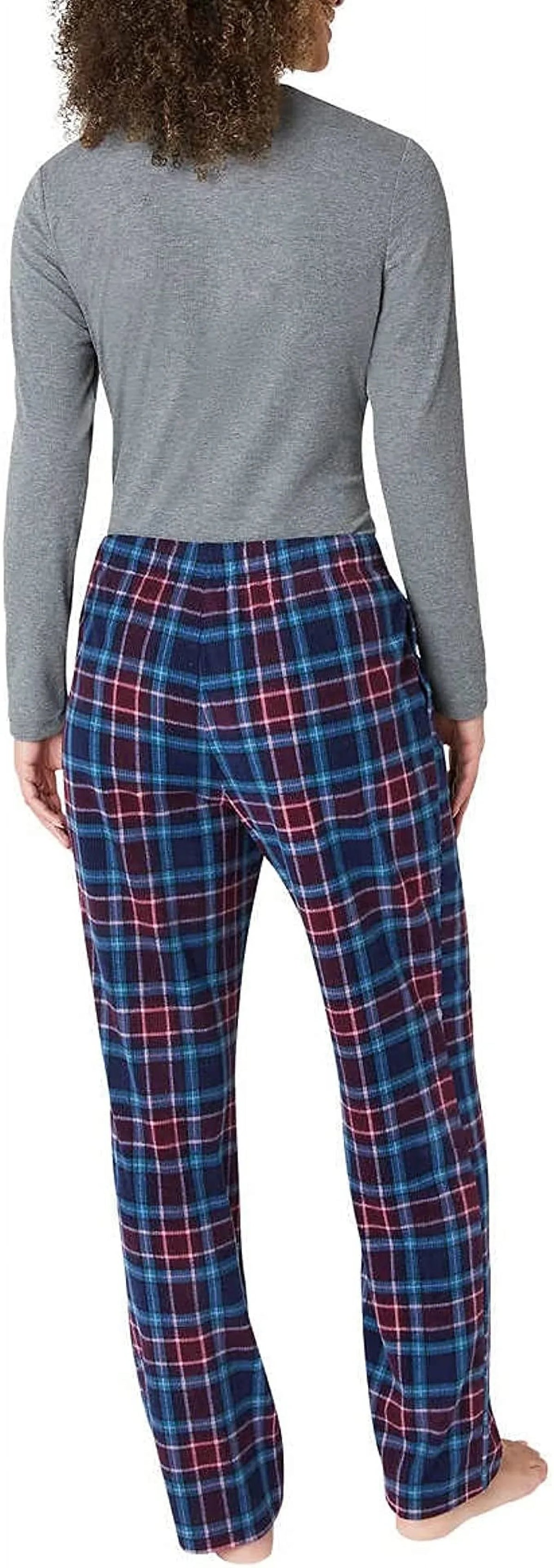 Knit Eddie Set Pajama 3-Piece Small) Bauer Womens (Gray, Waffle
