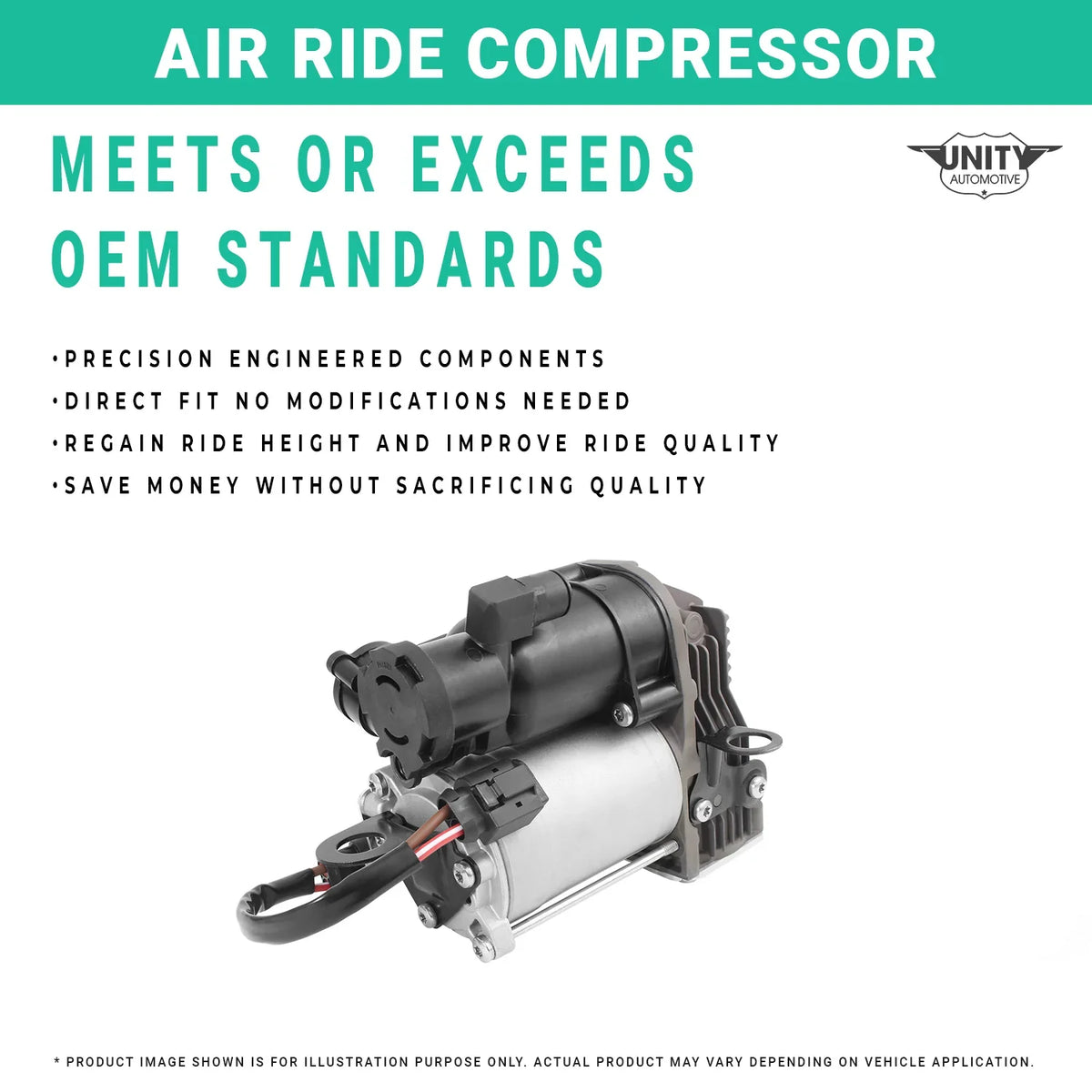 Land 2003-2005 Automotive Unity with Rover Rover, Compressor Range Air Full Cage Suspension Fits 20-072000-C