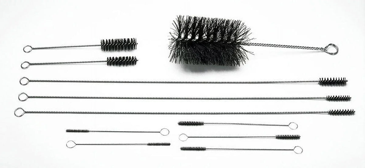 12 Nylon Kit Engine Moroso w/ Black Cleaning Wire All Purpose 61820 Brushes,