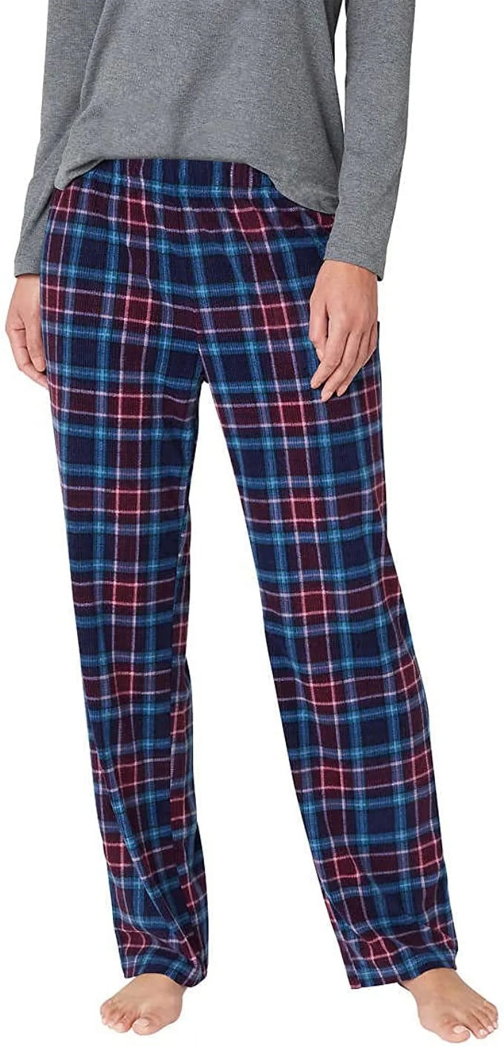 Knit Eddie Set Pajama 3-Piece Small) Bauer Womens (Gray, Waffle