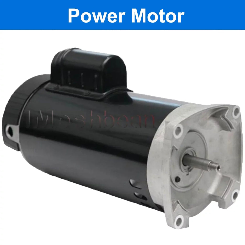 Above Ground Single Pool Head Speed Pump NPT Pools, Swimming and 2HP For Above Pump 6500GPH, 110V-230V, Motor, w/ Ground, Strainer 78FT, Pool Max Inground Connector & Swimming Basket iMeshbean