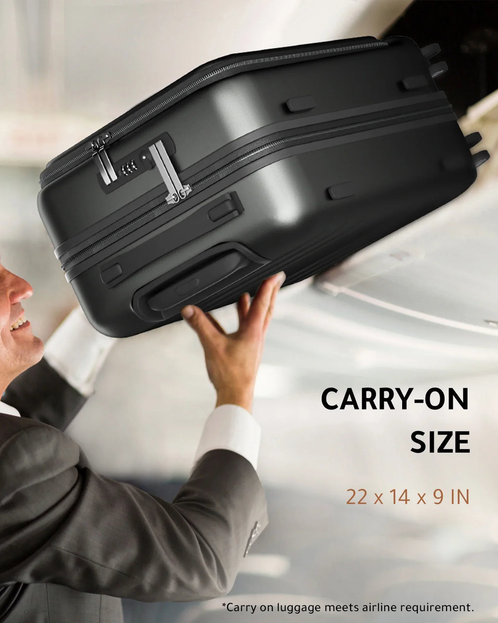 Suitcase LUGGEX on Expandable Front Pocket Port USB with Luggage, Hardshell and Carry