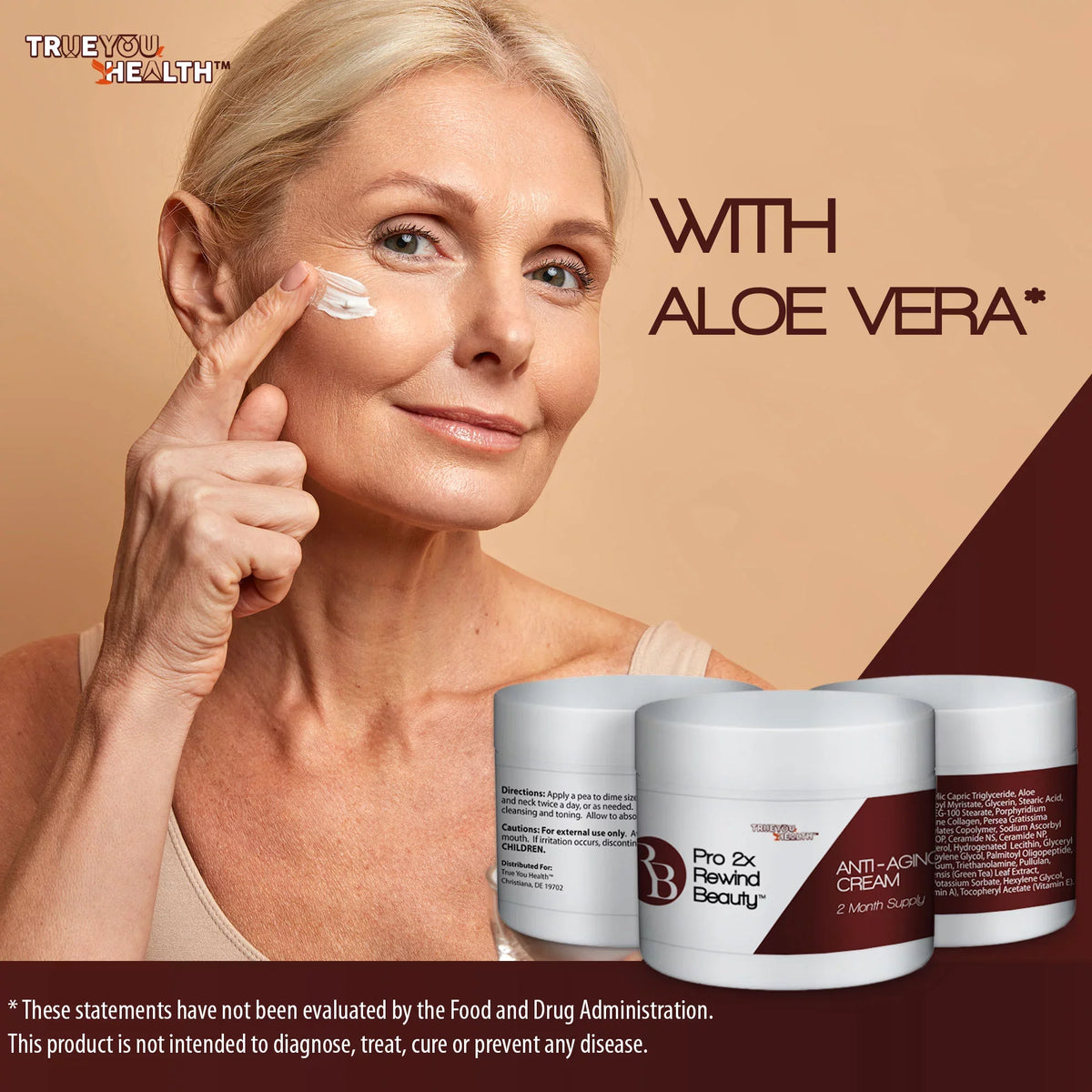 & Lift Cream the & 2x Firm Anti-Wrinkle - Technology - Beauty Vitamin Vitamin & Aging Contains of Day Signs 2 Month Anti-Aging C Supply - Night - Reduce Help & Rewind - to Premium Collagen Pro A
