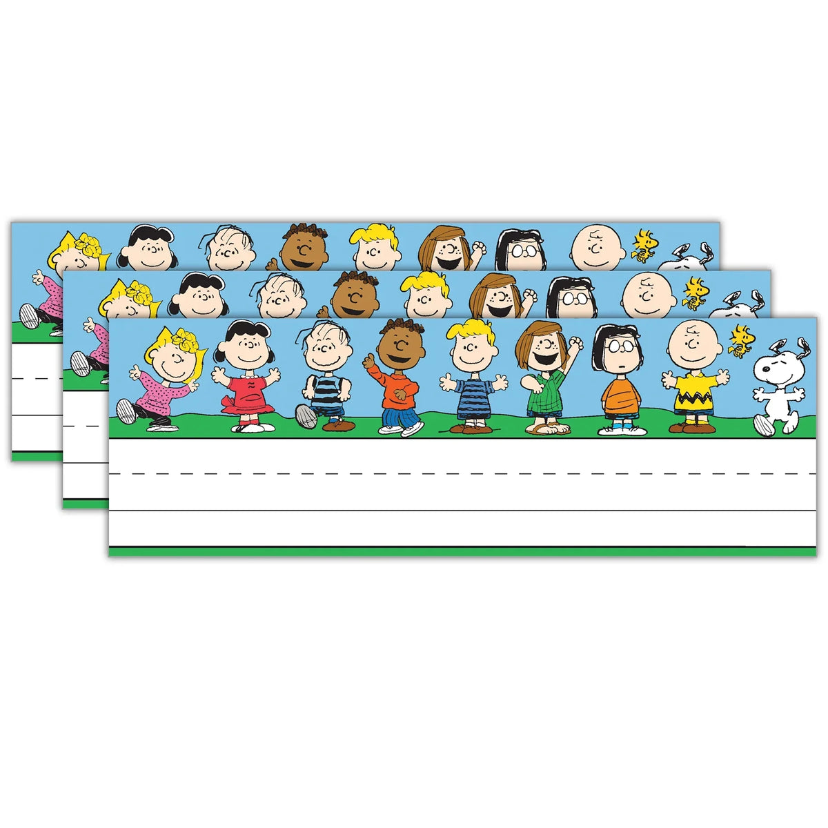 Peanuts 3 Eureka Pack, 36 Per Plates, Name Packs Tented