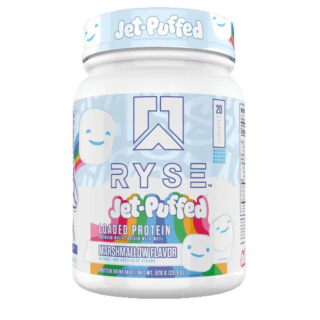 25g Protein Workout Powder, Protein, Servings, Loaded Marshmallow, Puffed 20 Jet RYSE Post