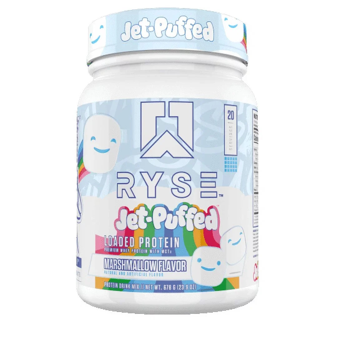 25g Protein Workout Powder, Protein, Servings, Loaded Marshmallow, Puffed 20 Jet RYSE Post