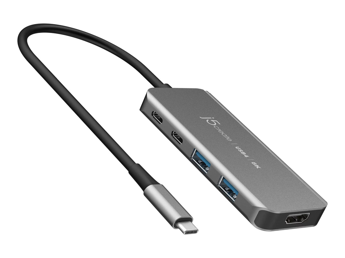 3.2 slim HDMI USB x Delivery 2 USB-C (Power - j5create 2 3.2 - Hub JCH453 + 1 Gen hub 3.0) x - + x desktop USB-C 8K60, + 1 1 x 2 - Gen