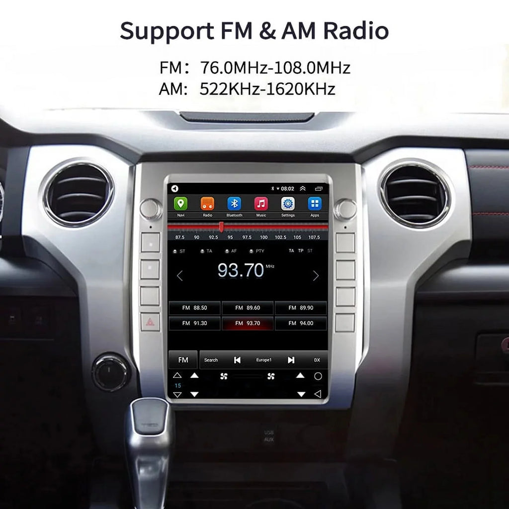 Inch Head For Radio Auto , 4GB+64GB Android Carplay Car , 2014-2020 Player Tundra Android Unit Car Built-in 12.1 Stereo Multimedia