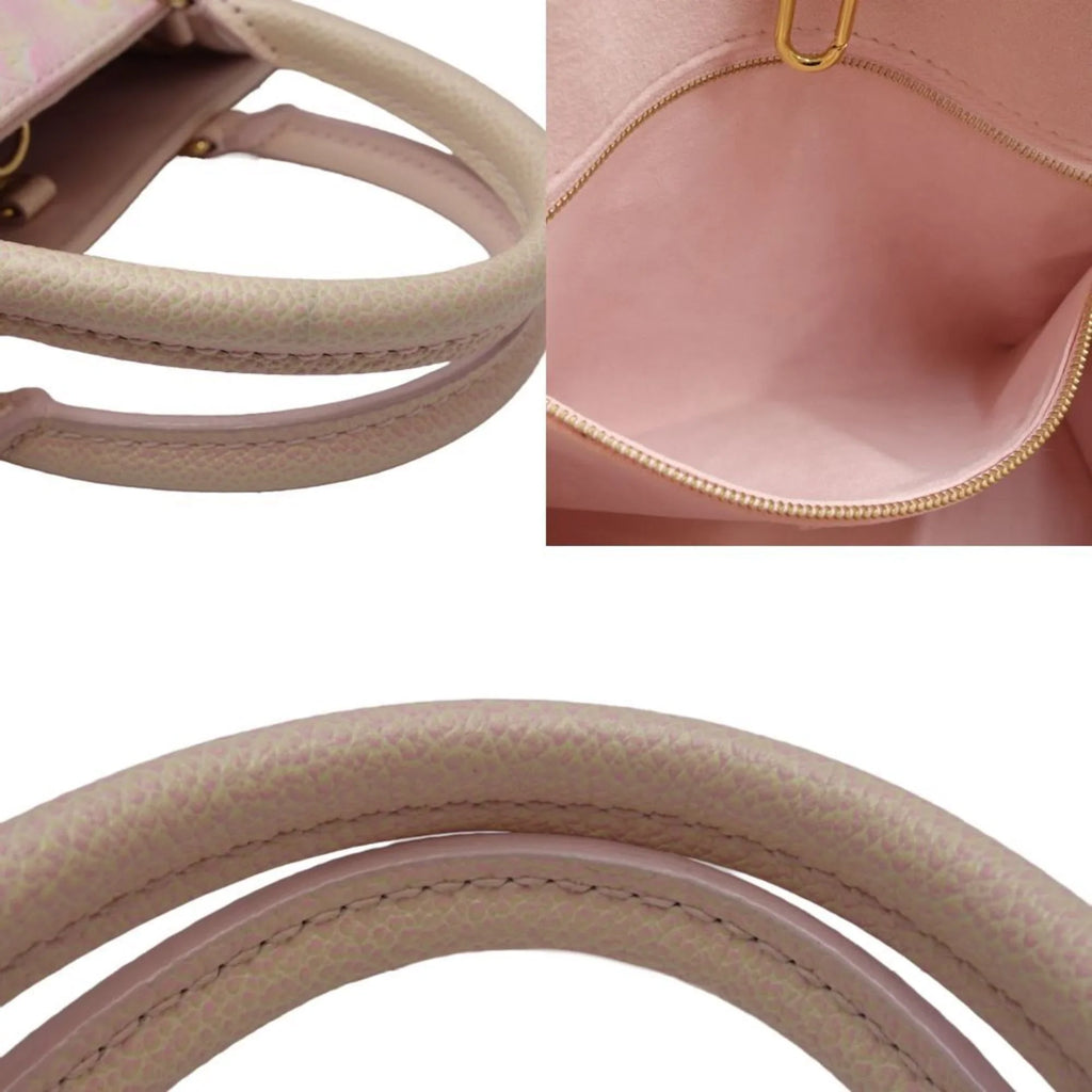 On Handbag Go (Good) Light PM Pre-Owned M46168 Empreinte 450088 the Pink