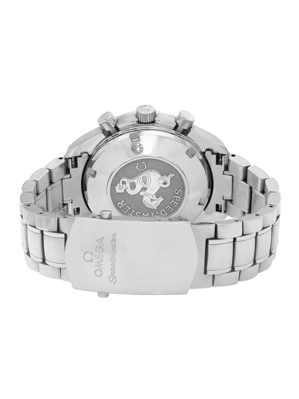 Automatic Omega Speedmaster Mens 40mm Panda Black Steel 3210.51.00 Dial Watch