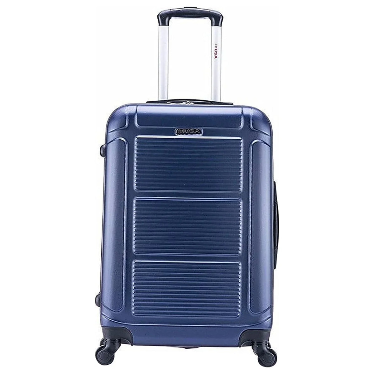 Luggage Pilot Medium Spinner Blue (IUPIL00M-BLU) Plastic 4-Wheel InUSA