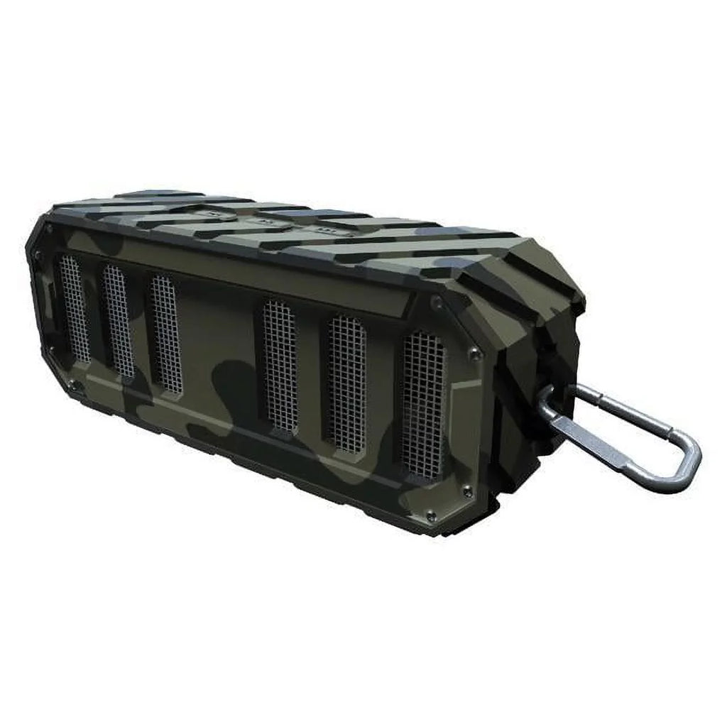 Camouflage Waterproof Beach Rugged Rocker Speaker, Tunes2Go Bluetooth