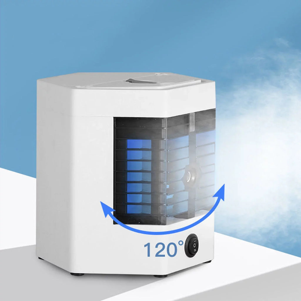 and Light Personal Cooler Easy YHAIOGS Portable Any Air Portable liquid Device to and Cool Air Like Space Home Mini Space Cooler office Conditioner Led Fill